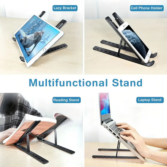 Multi-Level Adjustable Laptop & Tablet Stand – Lightweight & Portable