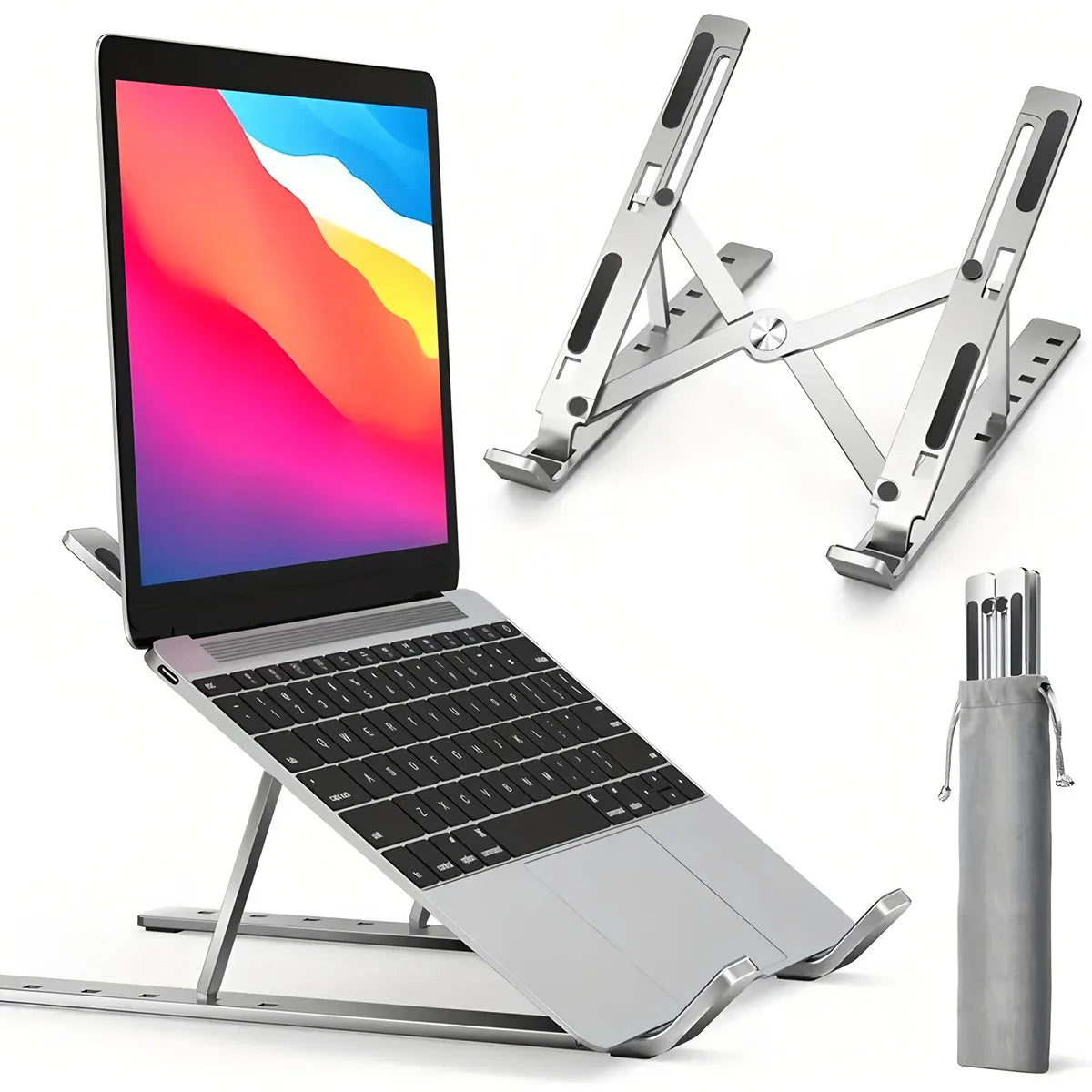 Multi-Level Adjustable Laptop & Tablet Stand – Lightweight & Portable