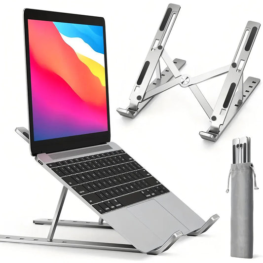Multi-Level Adjustable Laptop & Tablet Stand – Lightweight & Portable